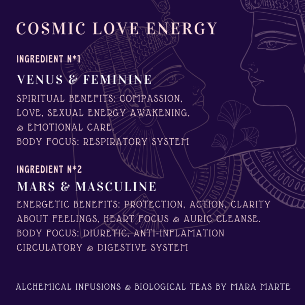 Cosmic Love tea by Mara Marte