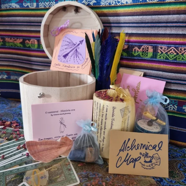 Ask your unique Alchemical Map box: this magical box contains herbalism, astrology & quantum therapy joined in a unique way.