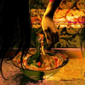 A cup to nightmares and dreams_Maramarte_2017_mixedmedia_painting