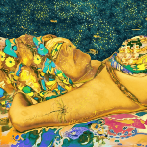 Starry night sky dreamer